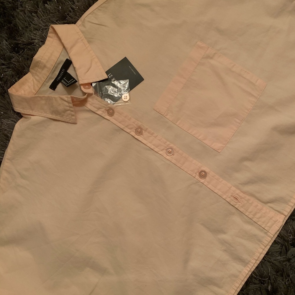 Button up crop top